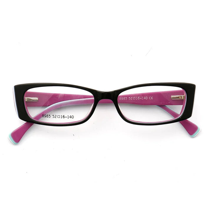 Chashma Ochki Women's Full Rim Rectangle Acetate Eyeglasses 89834