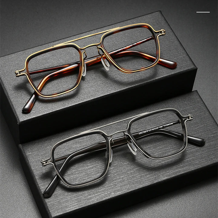 Blackmask Unisex Full Rim Square Titanium Eyeglasses BM-AR5875
