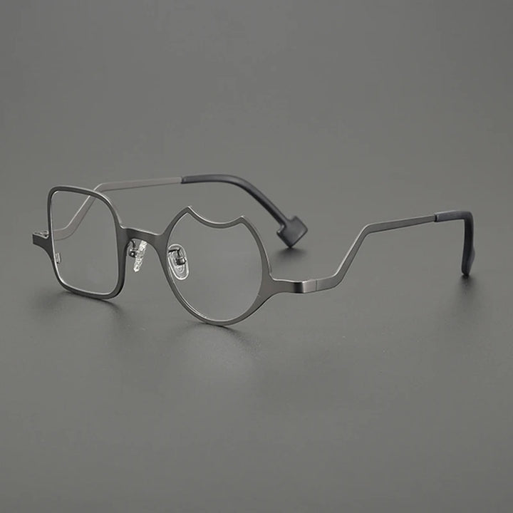 Niobler Unisex Full Rim Square Round Titanium Eyeglasses 185787 Full Rim Nobler   