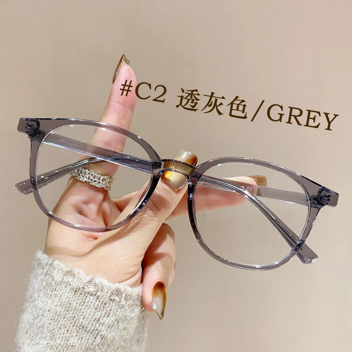 Zirosat Unisex Full Rim Retro Square Blue Light Prescription Eyeglasses 18S288A - view 8