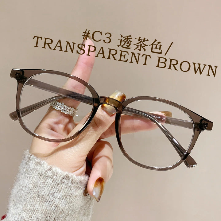 Zirosat Unisex Full Rim Retro Square Blue Light Prescription Eyeglasses 18S288A - view 7