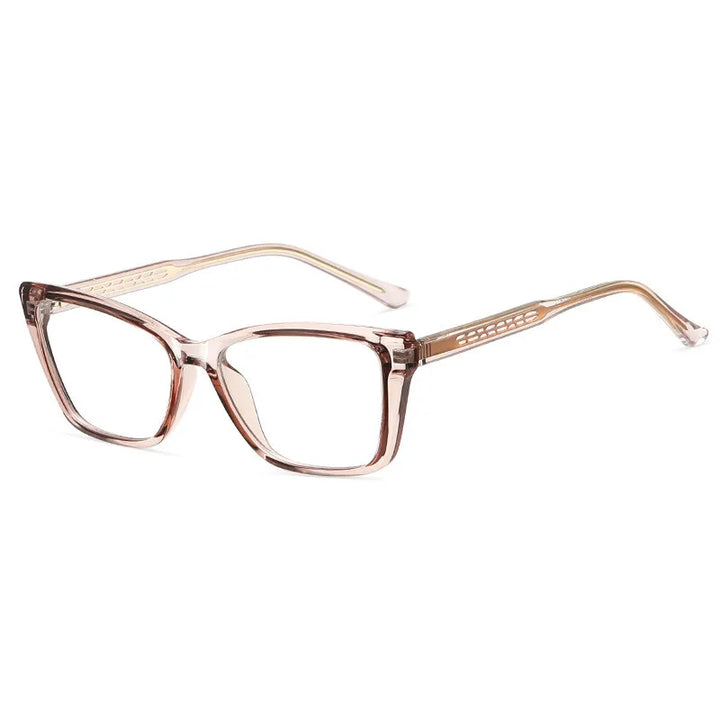 CCspace Women's Full Rim Square Tr 90 Alloy Reading Glasses 311649