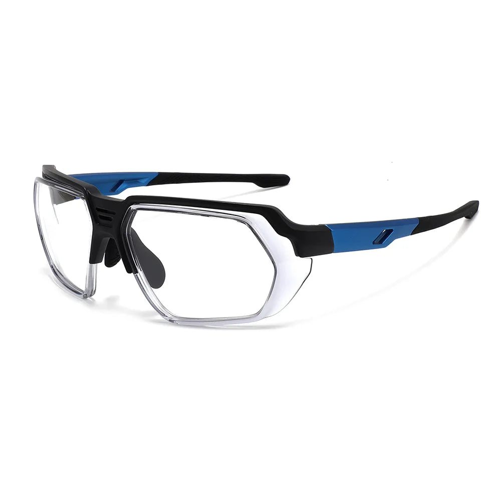 Xbora Unisex Full Rim Polygon Square Tr 90 Tpee Sport Eyeglasses 50601