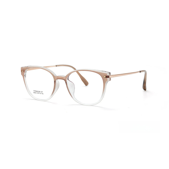 Yimaruili Unisex Full Rim Cat-Eye TR-90 Titanium Eyeglasses M8334 — view 8 | Yimaruili at FuzWeb