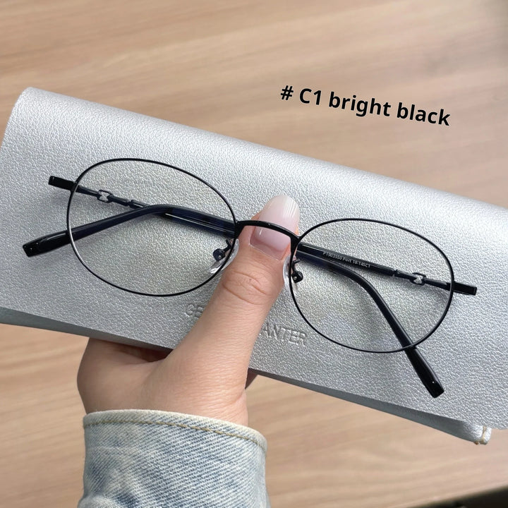 Xbora Women's Full Rim Oval Square Alloy Eyeglasses 19035