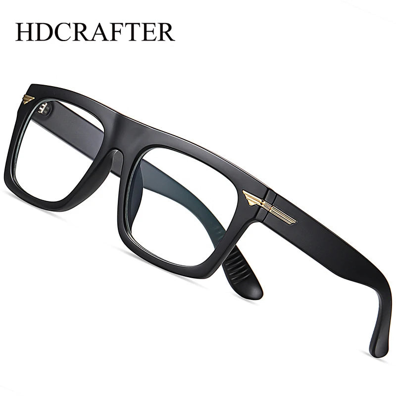 Hdcrafter Unisex Full Rim Square Tr 90 Acetate Eyeglasses 3394 Full Rim Hdcrafter Eyeglasses   