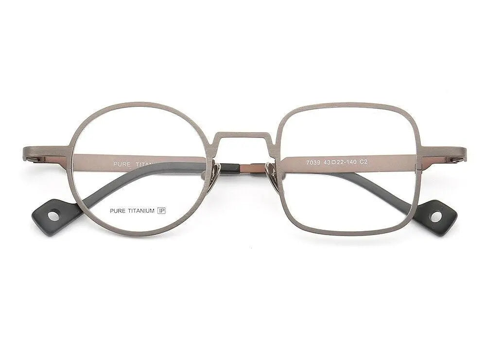 Muzz Unisex Round T7039N Prescription Eyeglasses | FuzWeb