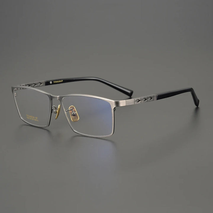 Bobbie Unisex Full Or Semi Rim Square Titanium Eyeglasses 910977