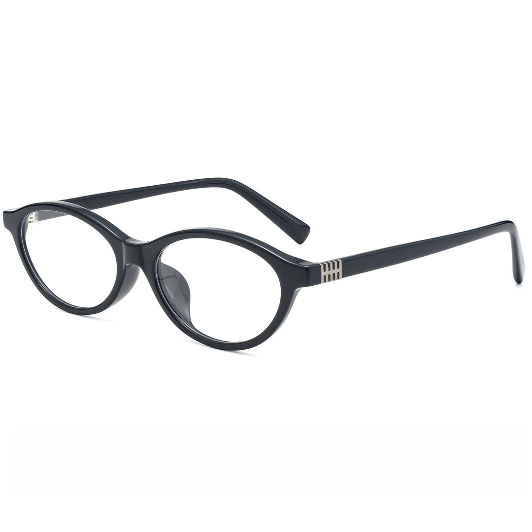 Yimaruili Unisex Full Rim Cat-Eye Acetate Eyeglasses 92280BD — view 5 | Yimaruili at FuzWeb