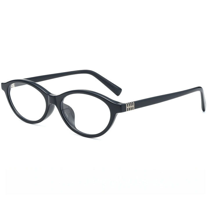 Yimaruili Unisex Full Rim Cat-Eye Acetate Eyeglasses 92280BD — view 5 | Yimaruili at FuzWeb
