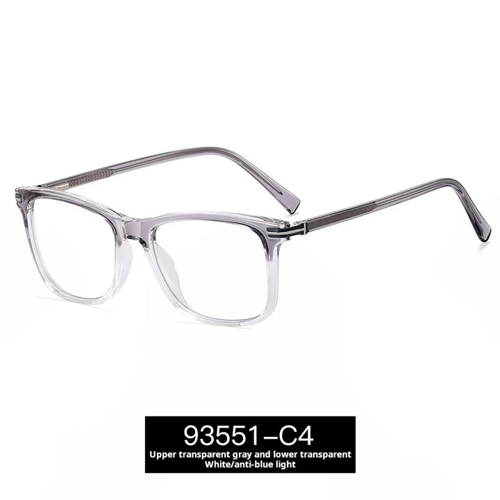 Momoja Women's Full Rim Square Tr 90 Alloy Eyeglasses 93551
