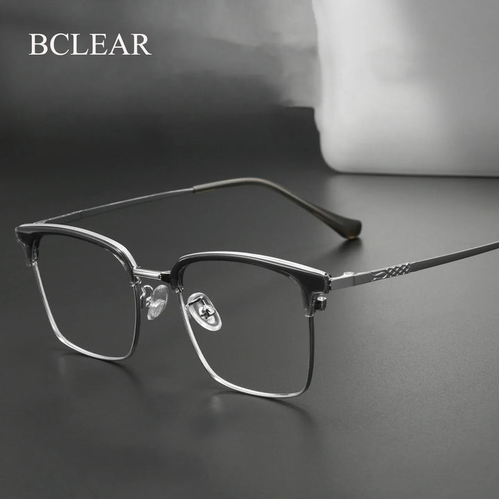 Bclear Unisex Full Rim Browline TR90 Eyeglasses BSF-R6094ZF