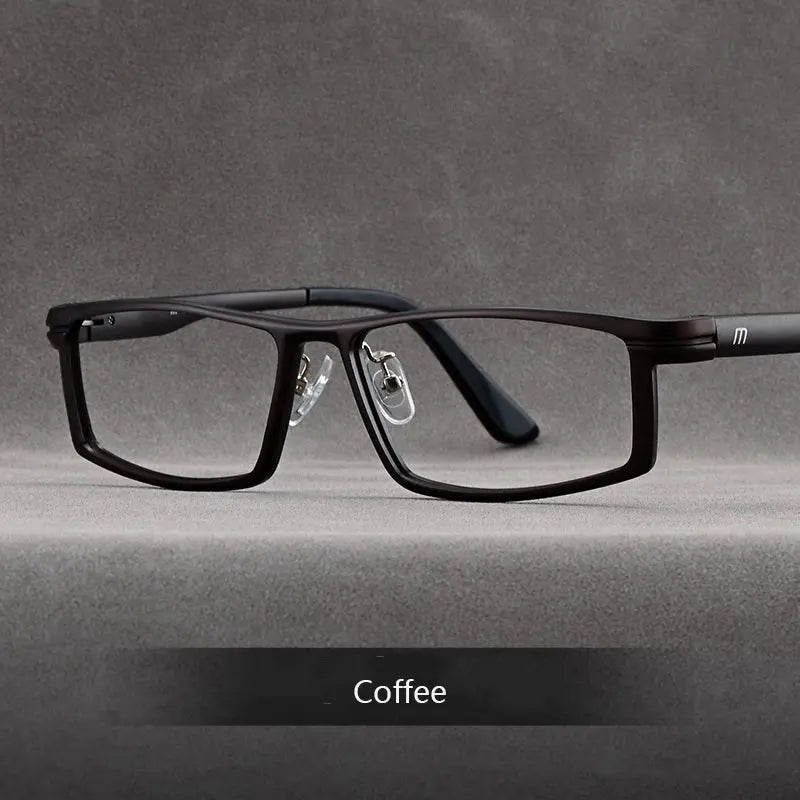 Hdcrafter Unisex Full Rim Rectangle Titanium Tr 90 Frames 262010 Hdcrafter Eyeglasses