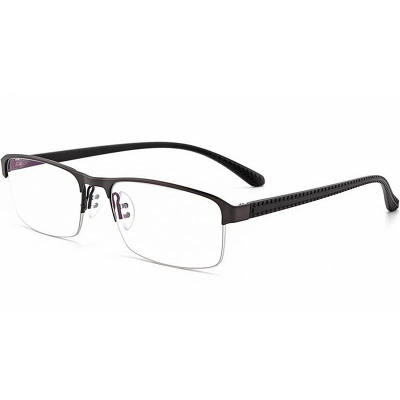 Hdcrafter Women's Semi Rim Square Alloy Tr 90 Eyeglasses 9165