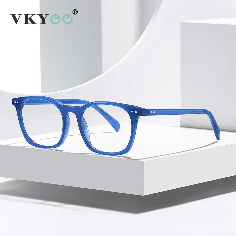 Vicky Unisex Full Rim Square Tr 90 Titanium Reading Glasses 5002 Reading Glasses Vicky   
