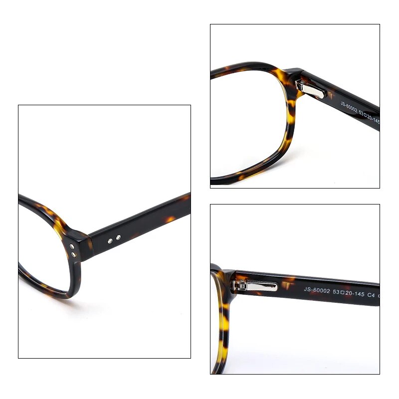 KatKani Men's Full Rim Square Double Bridge Tr 90 Eyeglasses 9600002 Full Rim KatKani Eyeglasses   