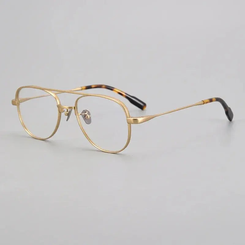Aror Women's Full Rim Oval Double Bridge Titanium Eyeglasses 491217.