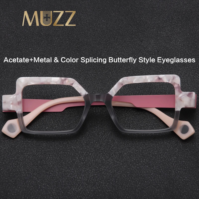 Muzz 22228 women's butterfly acetate prescription eyeglasses