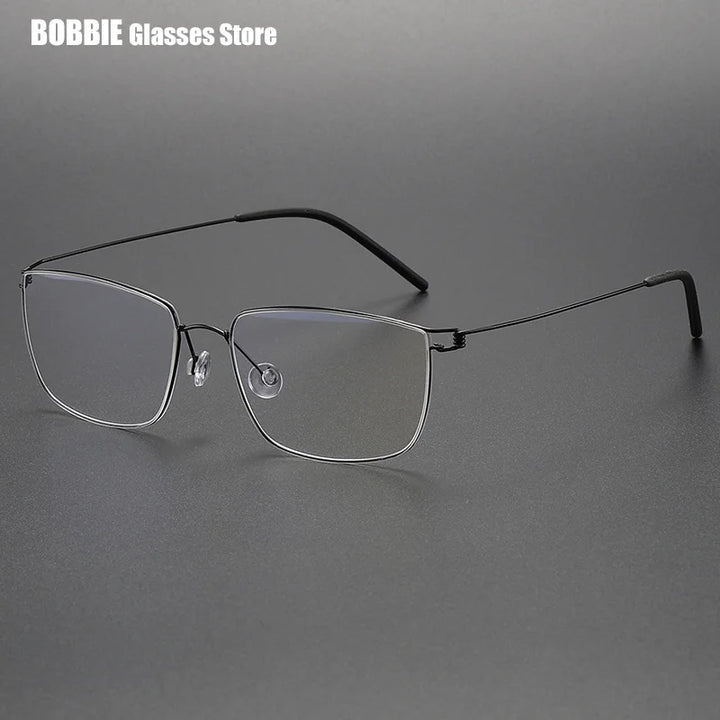 Bobbie Women's Full Rim Square Screwless Titanium Eyeglasses 395117
