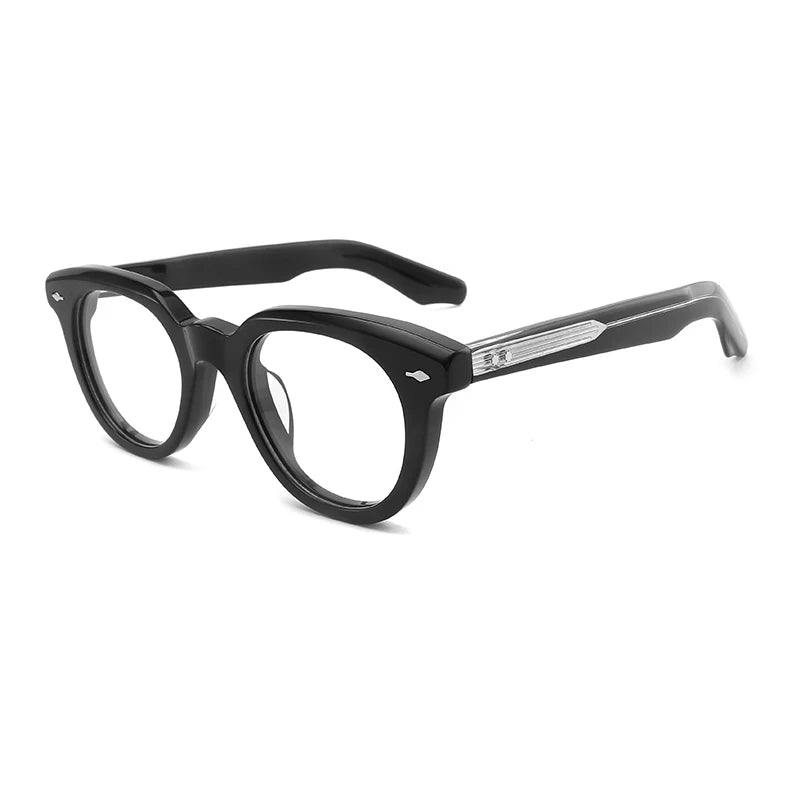 Gatenac Unisex Full Rim Oval Square Acetate Eyeglasses G91123