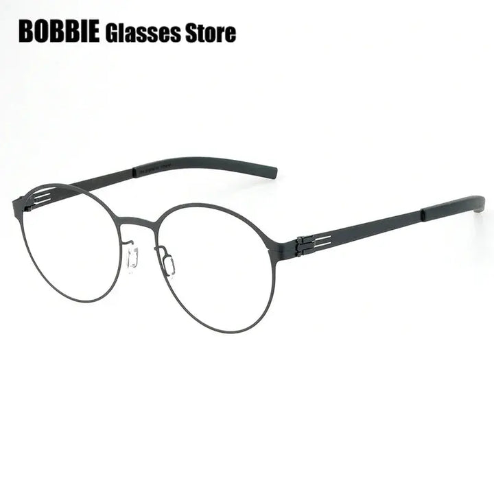Bobbie 504421 Women’s Titanium Full Rim Oval Frames FuzWeb