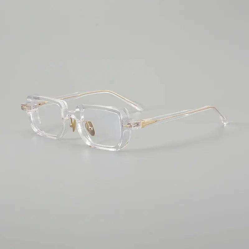 Aror Men's Full Rim Square Brow Line Thick Acetate Eyeglasses 396159.