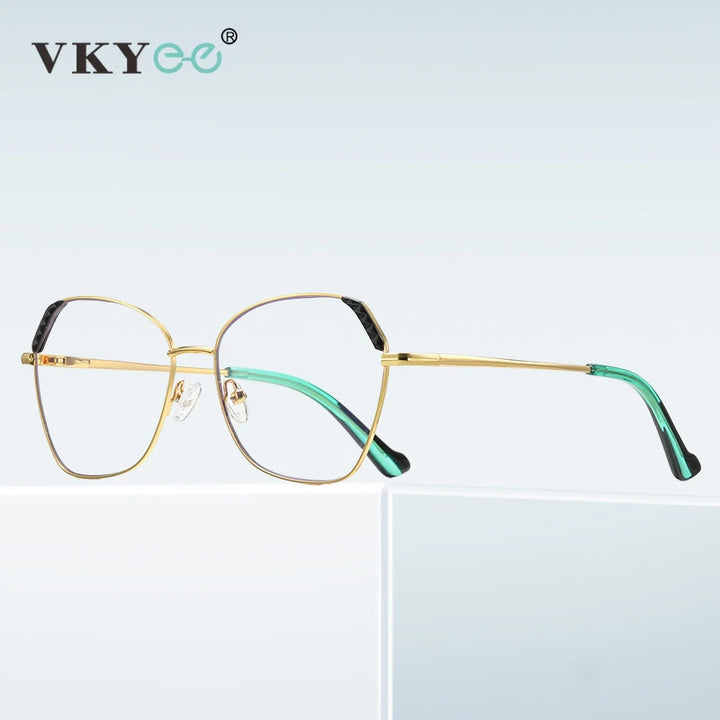 Vicky Women's Full Rim Square Tr 90 Titanium Reading Glasses 3080 Reading Glasses Vicky   