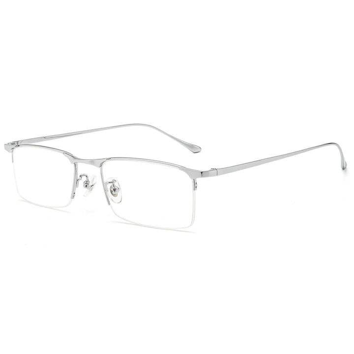 Gmei Optical 2089T men's square pure titanium prescription eyeglasses
