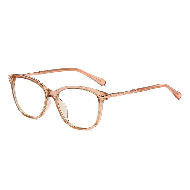Zirosat Unisex Children's Full Rim Square Tr 90 Alloy Eyeglasses 20203