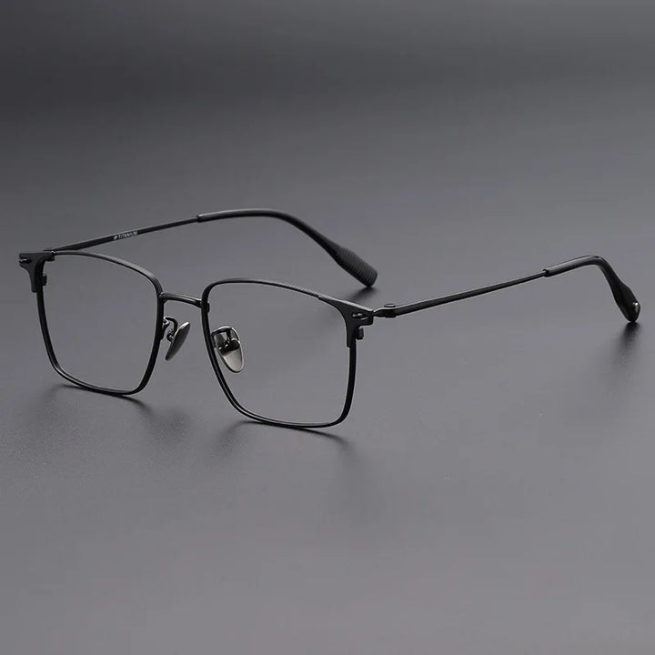 Yimaruili Men's Full Rim Square Alloy Eyeglasses 810085
