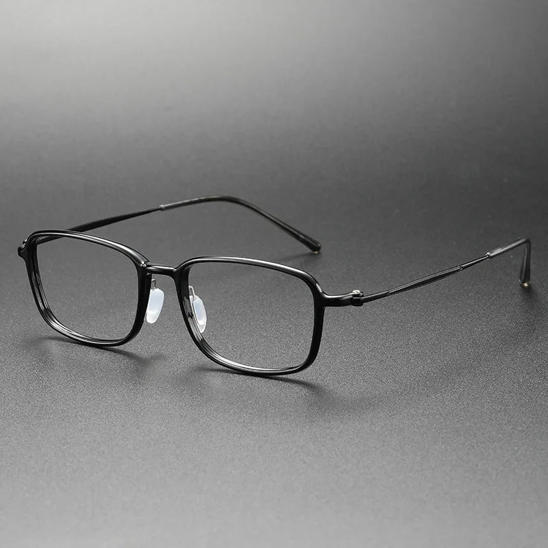 Aimee Unisex Full Rim Square Titanium Acetate Eyeglasses 8632 Full Rim Aimee   