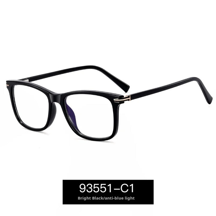 Momoja Women's Full Rim Square Tr 90 Alloy Eyeglasses 93551