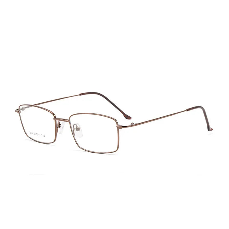 Kocolior Unisex Full Rim Square Alloy Hyperopic Reading Glasses 0319 Reading Glasses Kocolior Coffee China 0