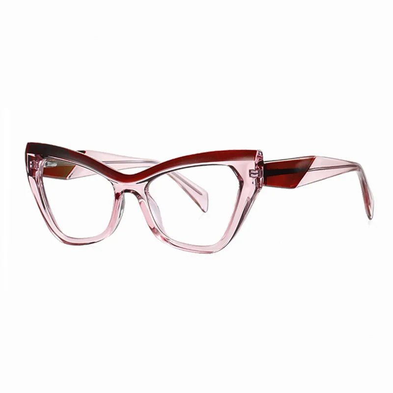 Ralferty Women's Full Rim Oval Cat Eye Thick Acetate Eyeglasses 882198
