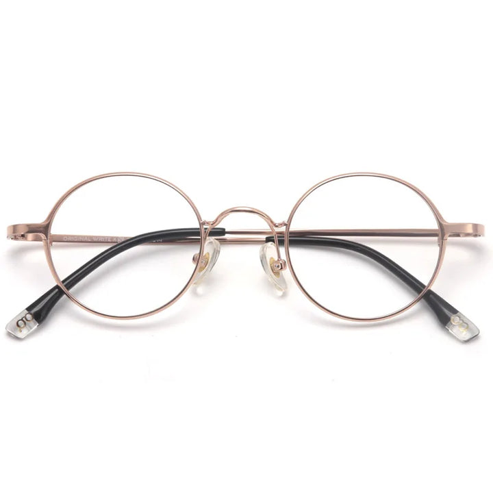 Muzz Women's Full Rim Round Titanium Eyeglasses 88101