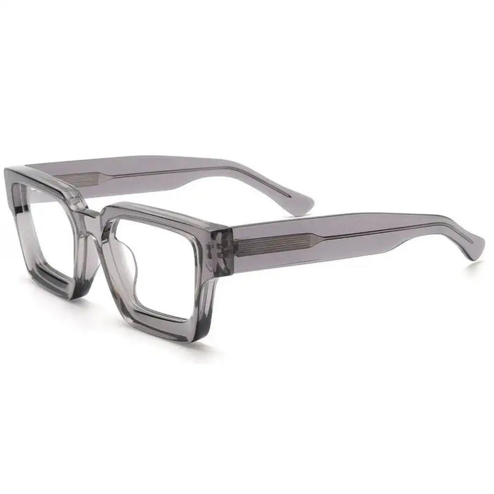Brightzone Unisex Full Rim Thick Square Acetate  Eyeglasses 543720