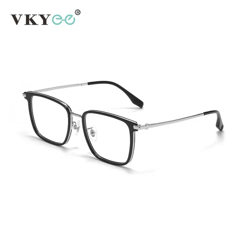 Vicky Unisex Full Rim Square Tr 90 Titanium Reading Glasses 530182