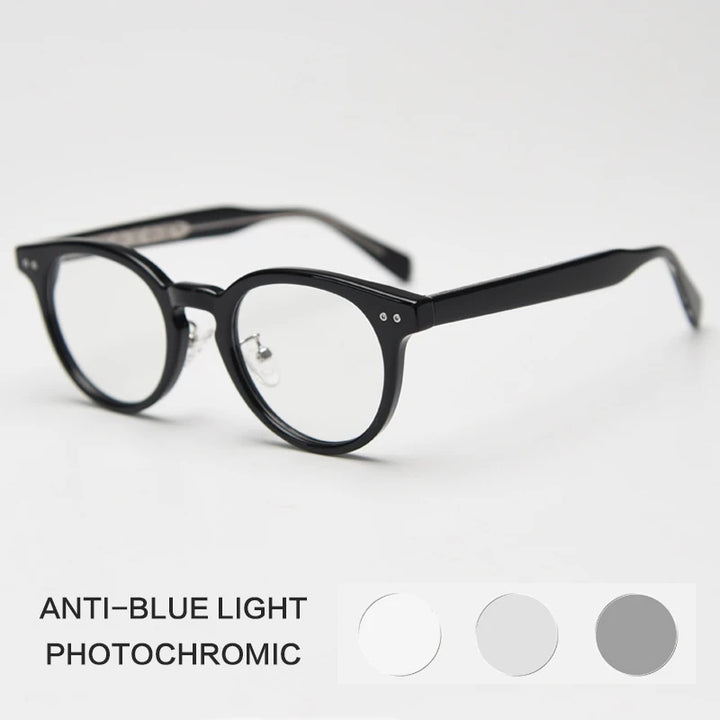 Gatenac Full Rim Square Tr 90 Titanium Photochromic Reading Glasses G83078