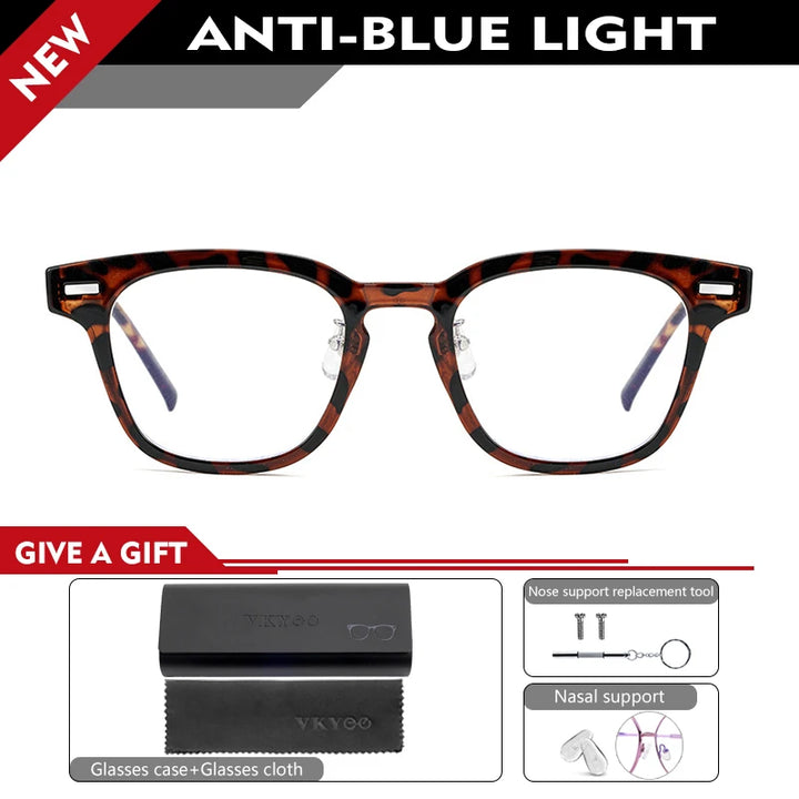 Vicky Unisex Full Rim Square Oval Acetate Reading Glasses 98310