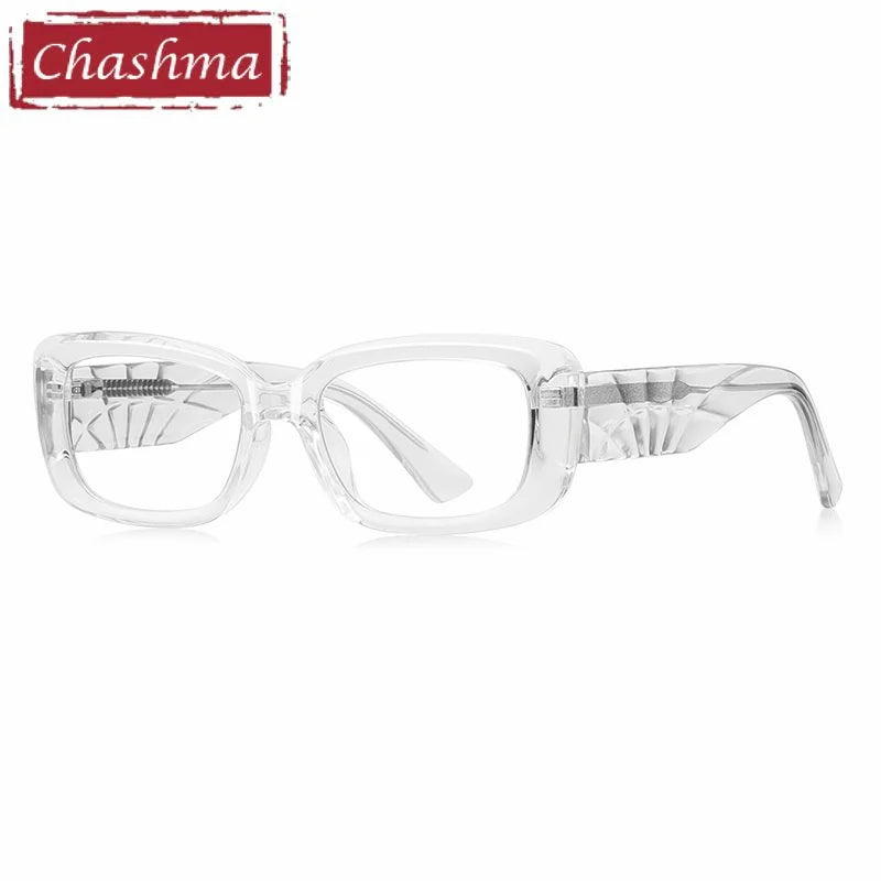 Chashma Ochki Unisex Full Rim Square Tr 90 Titanium Eyeglasses 882251