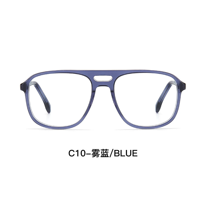 Yimaruili Unisex Full Rim Aviator Acetate Eyeglasses F3311 — view 7 | Yimaruili at FuzWeb