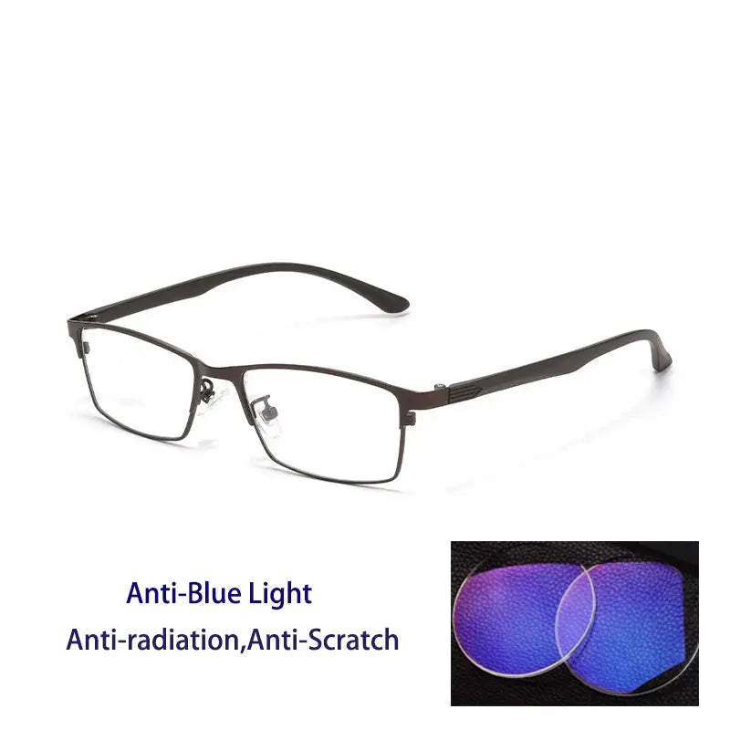 Kocolior 619474 Unisex Full Rim Square Brow Line Alloy Frames FuzWeb