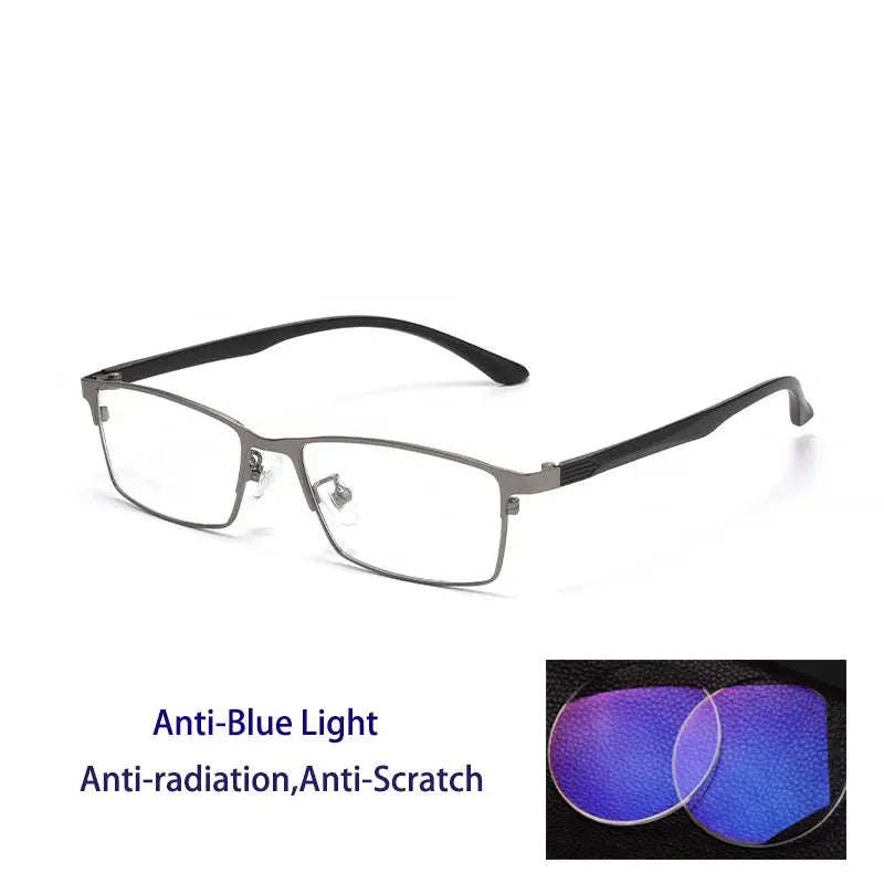 Kocolior 619474 Unisex Full Rim Square Brow Line Alloy Frames FuzWeb