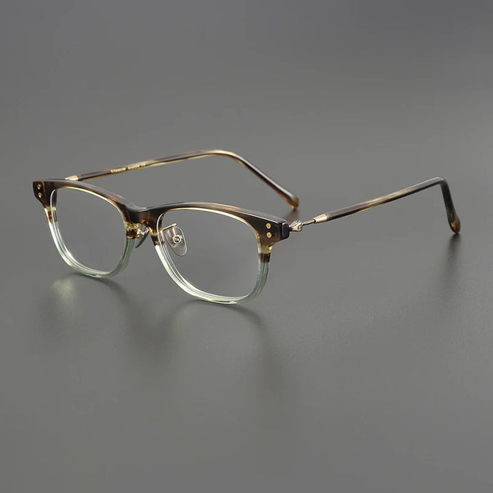 Nobler Unisex Full Rim Small Square Acetate Eyeglasses G625 Full Rim Nobler C15  