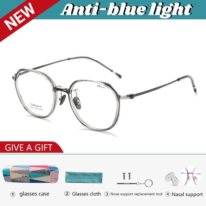Vicky Women's Full Rim Oval  Tr 90 Titanium Reading Glasses 91164