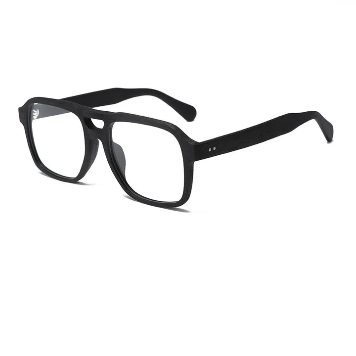 Momoja Unisex Full Rim Square Double Bridge Acetate Eyeglasses 728187