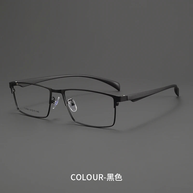 Bclear Men Full Rim Square Alloy Eyeglasses MY-L636