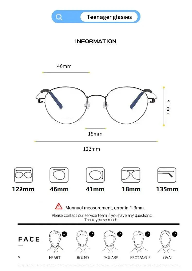 Bobbie 822000 Unisex 122mm Titanium Full Rim Oval Frames — view 2 | Bobbie at FuzWeb