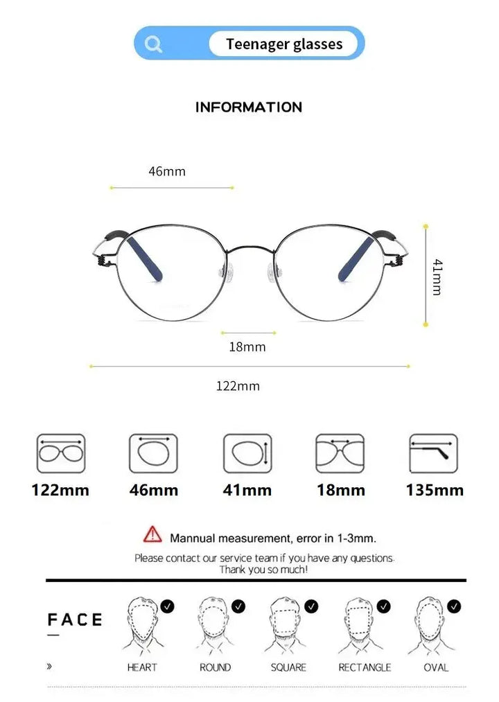 Bobbie 822000 Unisex 122mm Titanium Full Rim Oval Frames — view 2 | Bobbie at FuzWeb