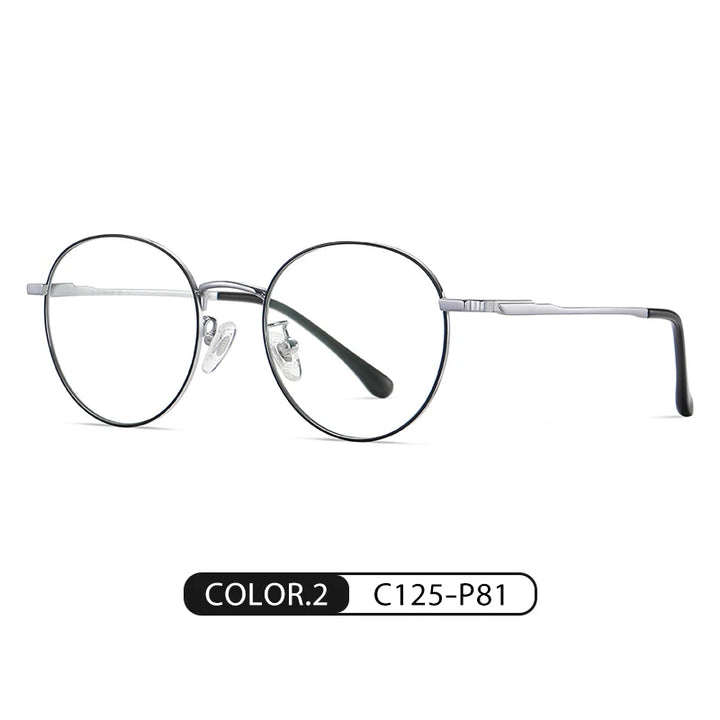 Zirosat Women's Full Rim Oval Round Titanium Eyeglasses 62113